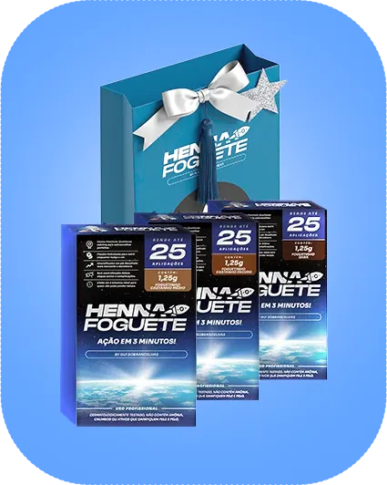 kit henna foguete